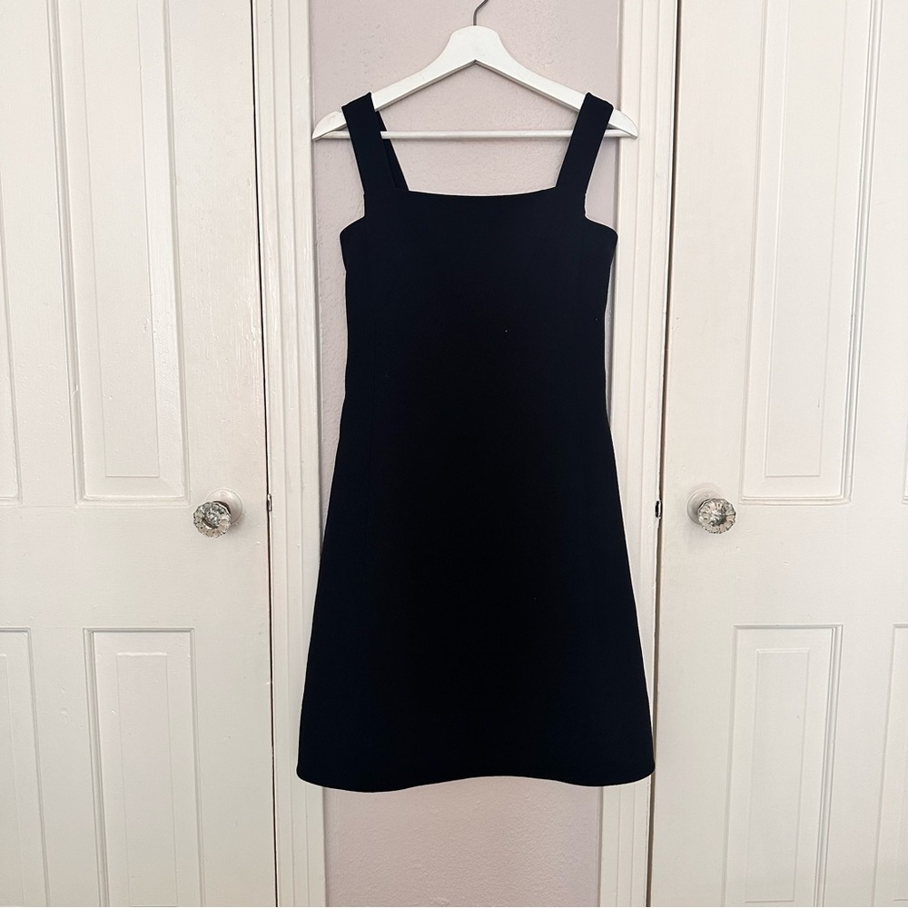 AKRIS Black Sheath Dress